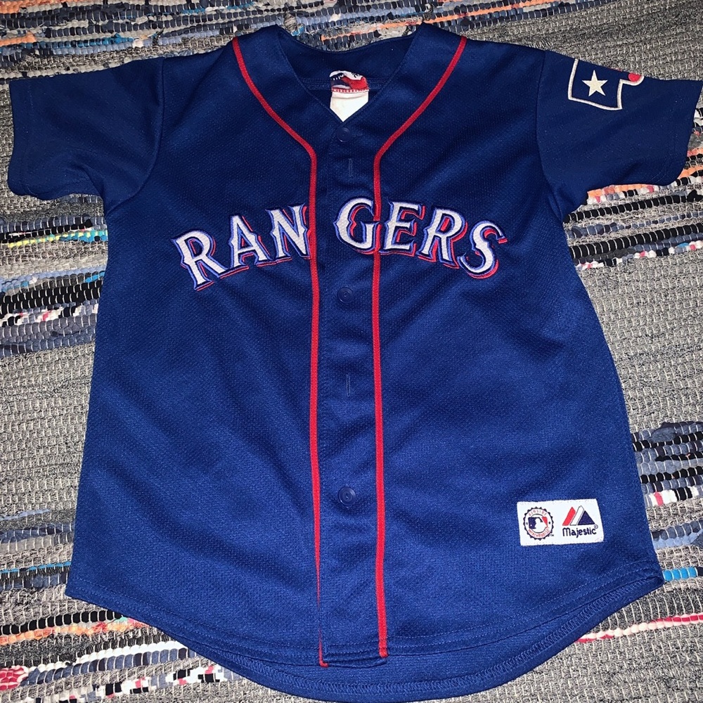 Rangers button up jersey